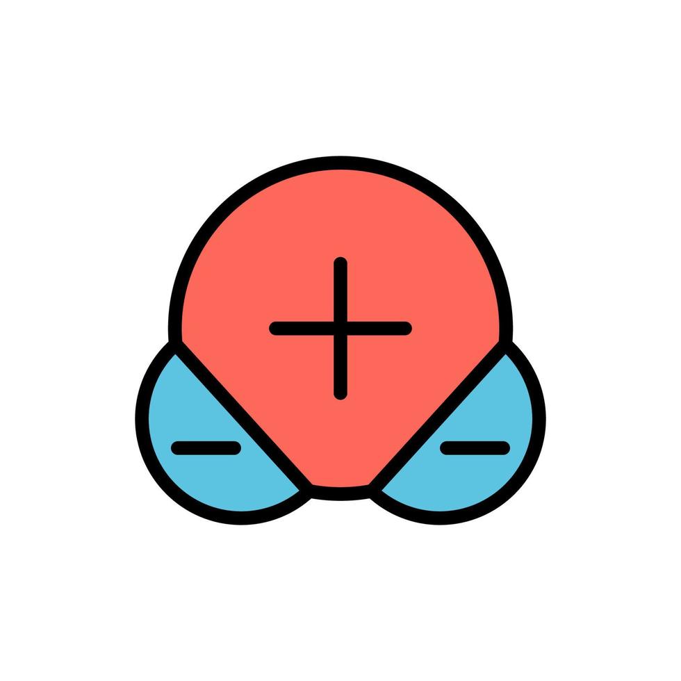 Molecule, chemistry vector icon illustration