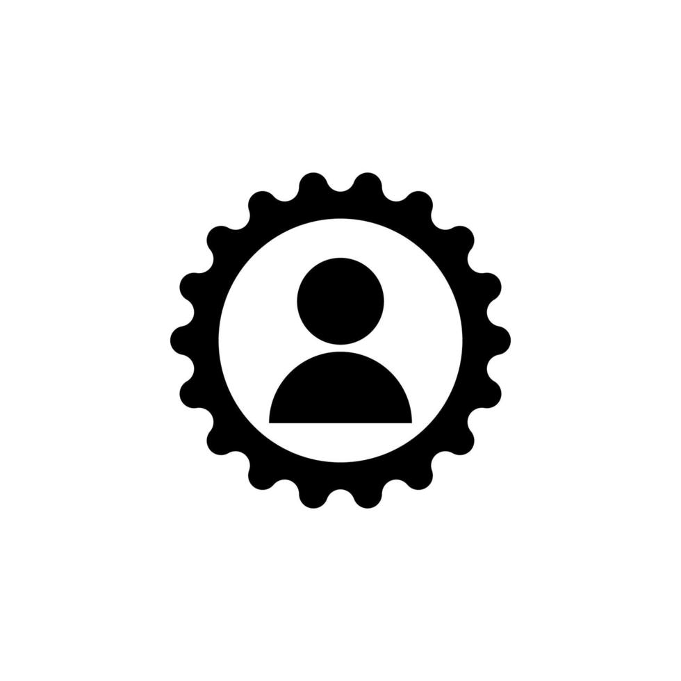 contact setup vector icon illustration