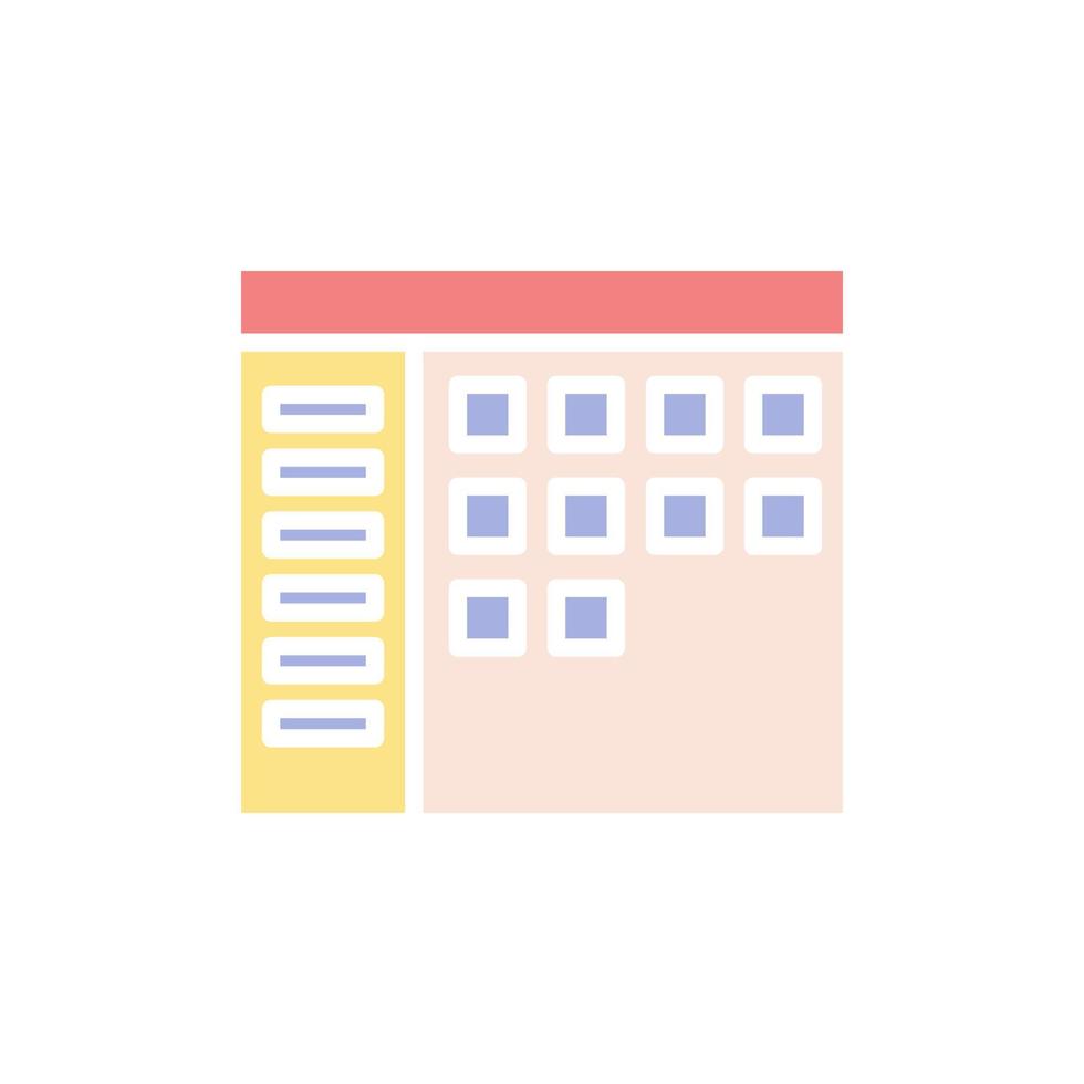 website icon vector for website, UI Essential, symbol, presentation