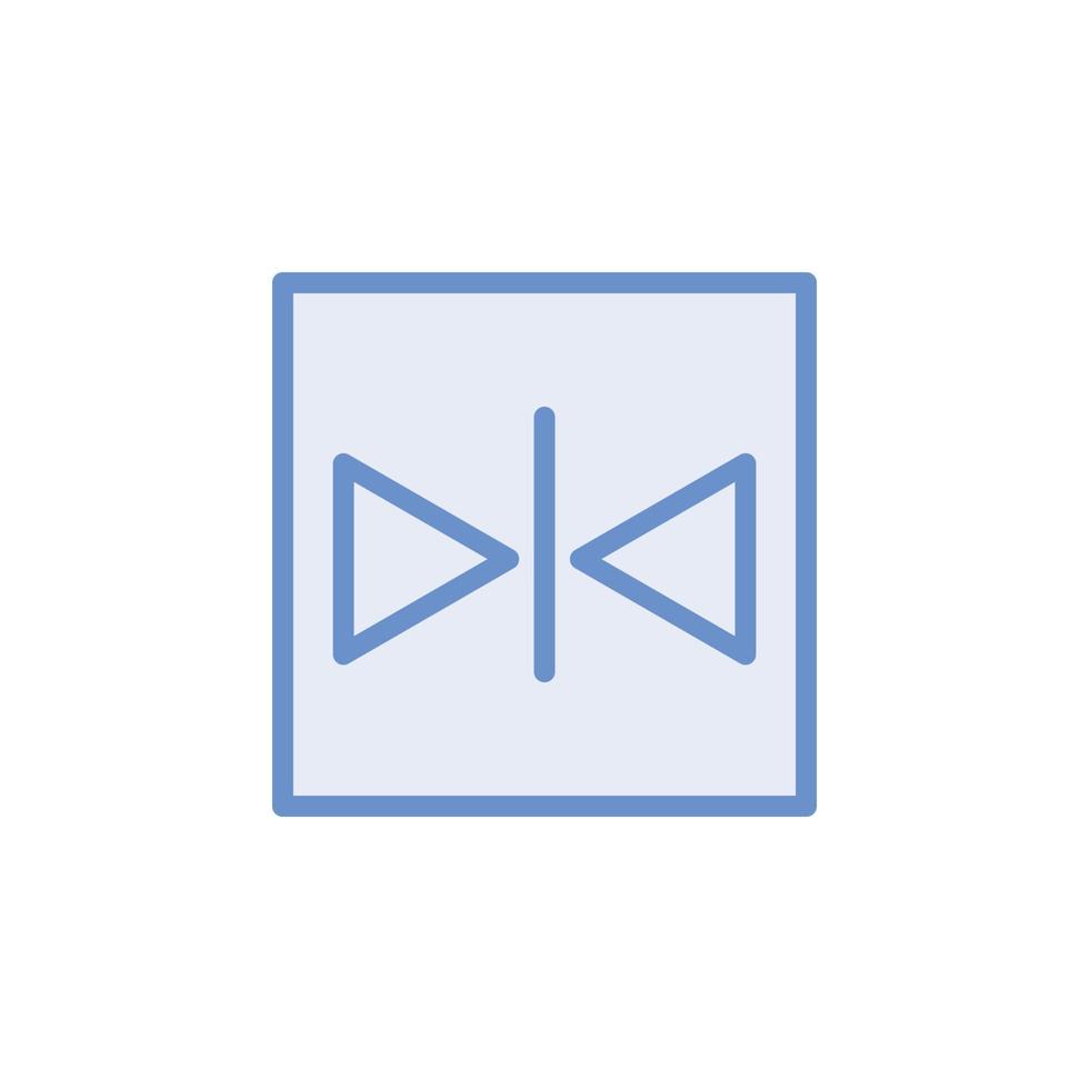 margin centre icon vector for website, UI Essential, symbol, presentation