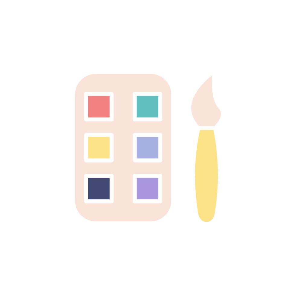 color palette icon vector for website, UI Essential, symbol, presentation