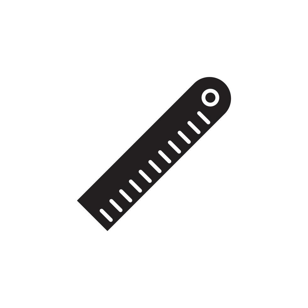 ruler icon Vector for Website, UI Essential, Symbol, Presentation