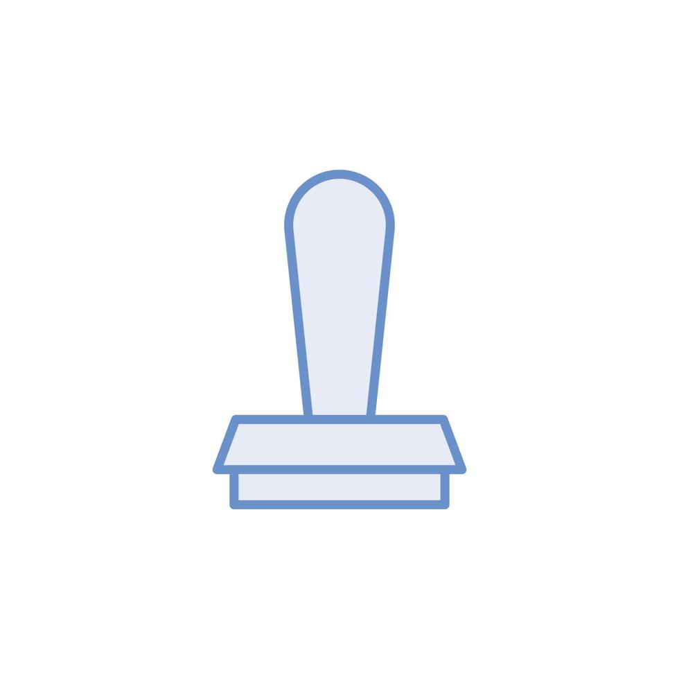 stamp icon vector for website, UI Essential, symbol, presentation