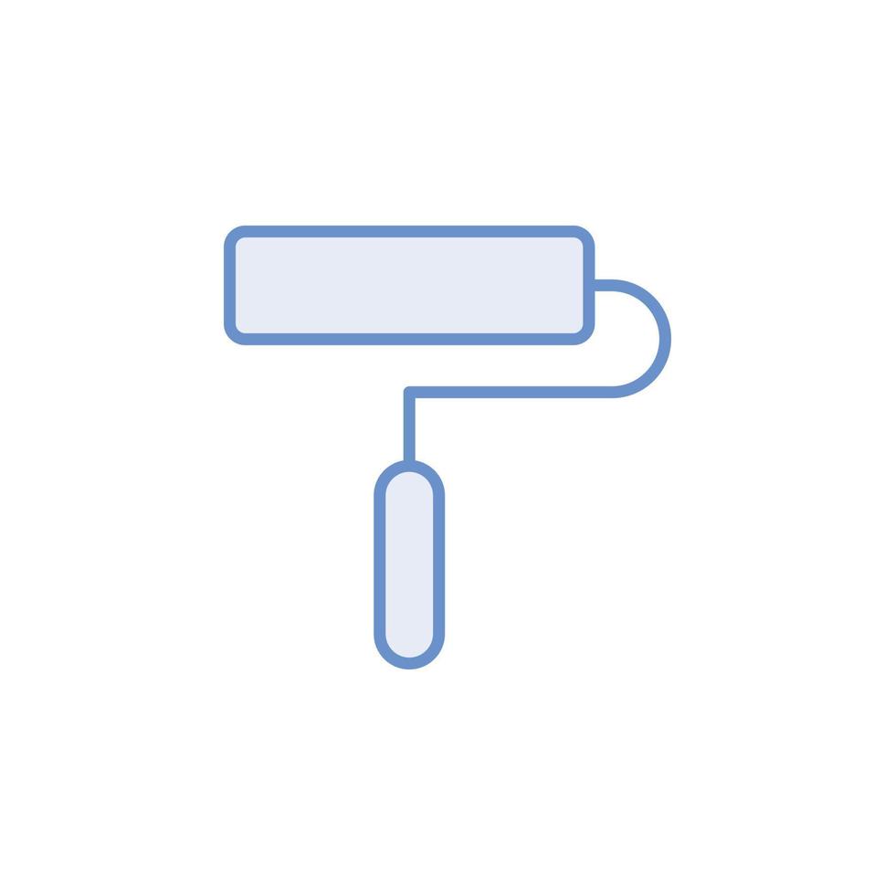 roller brush icon vector for website, UI Essential, symbol, presentation