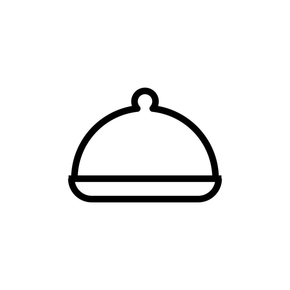 tray food icon design vector