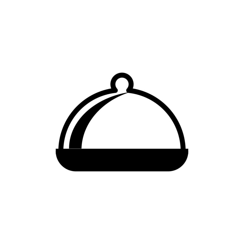 tray food icon design vector