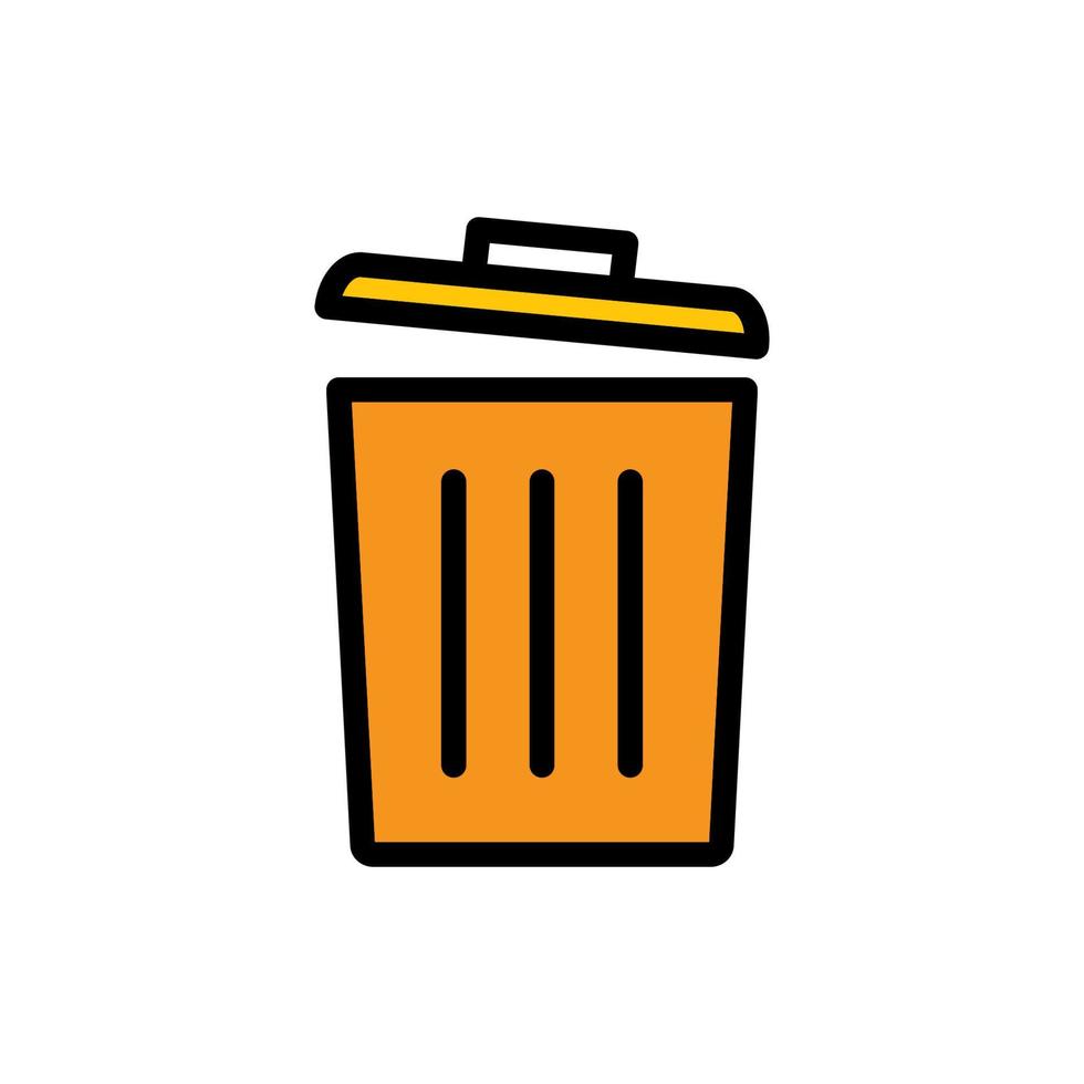 trash can icon 23016184 Vector Art at Vecteezy