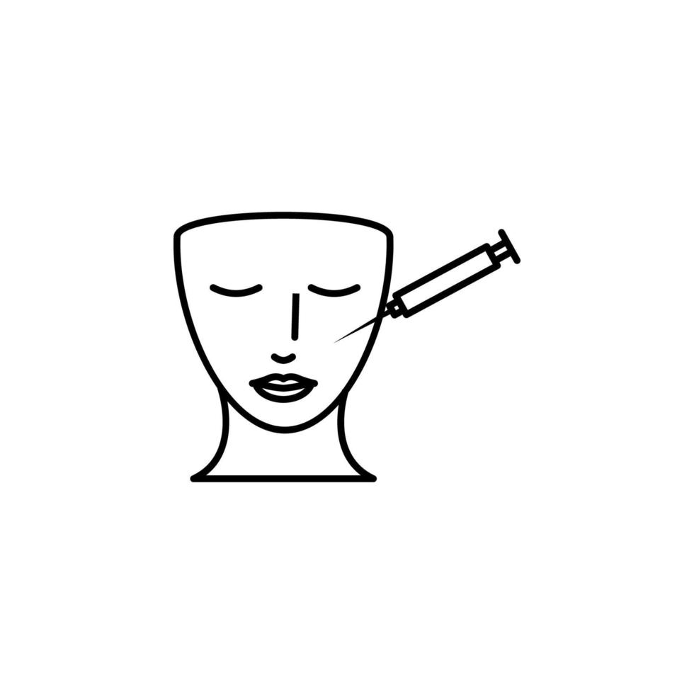 injection vector icon illustration