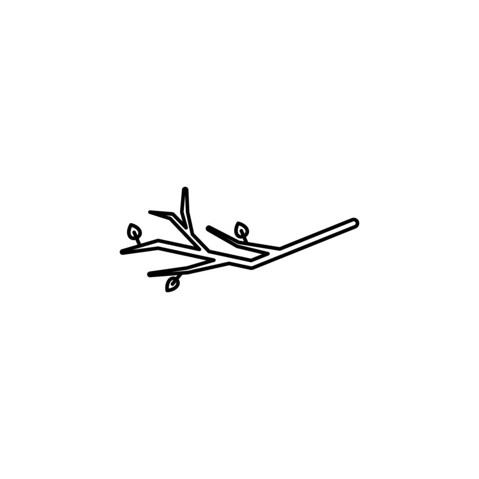 branch vector icon illustration