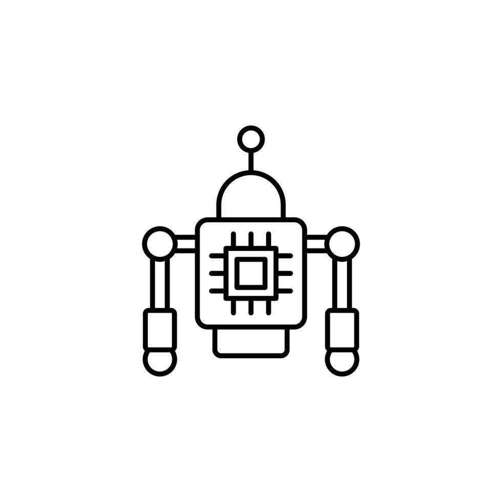 automation, block chain vector icon illustration