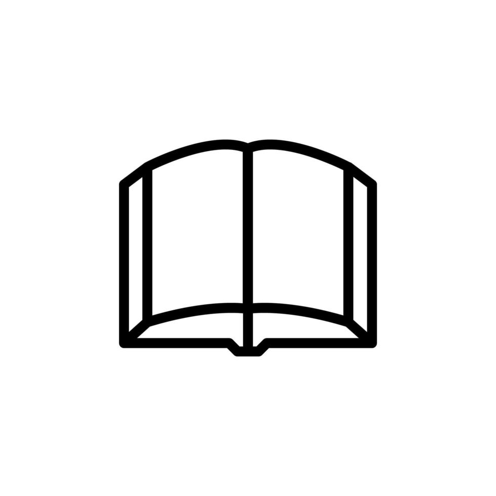 open book vector icon illustration