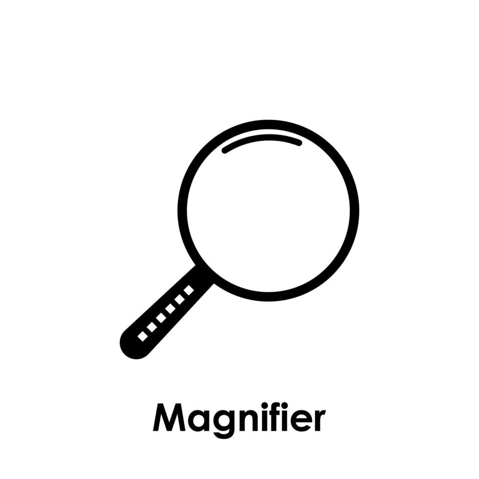 magnifier vector icon illustration 23016860 Vector Art at Vecteezy