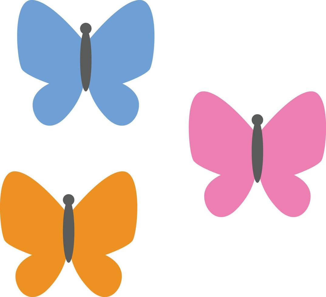 butterflies Illustration Vector