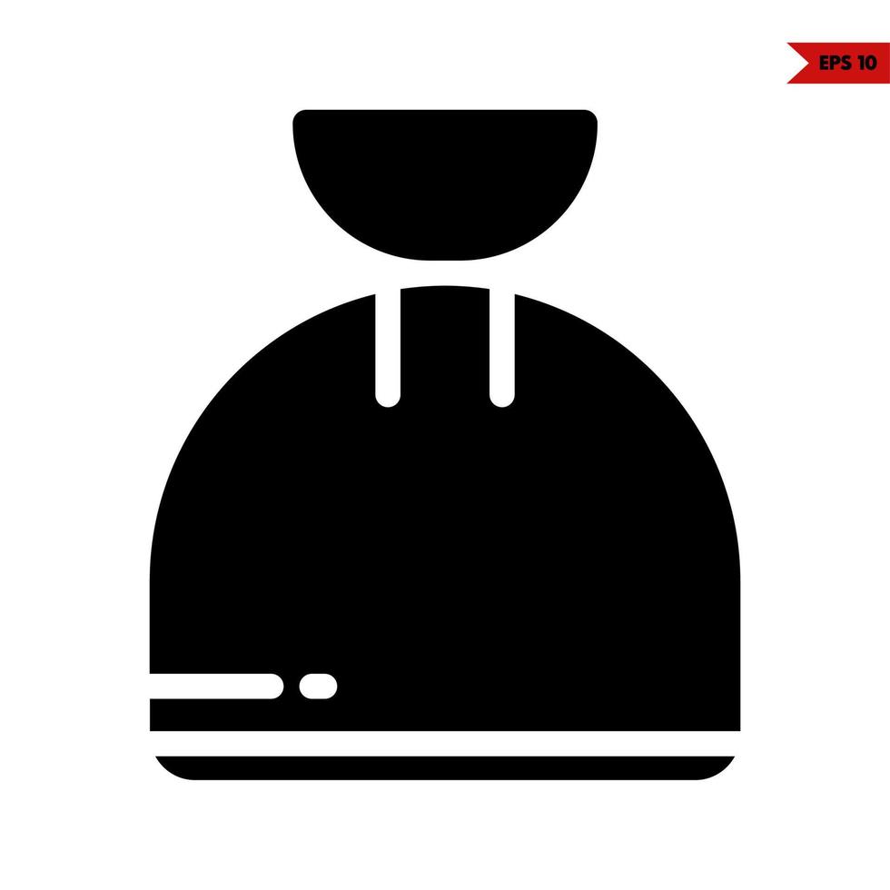 person glyph icon vector