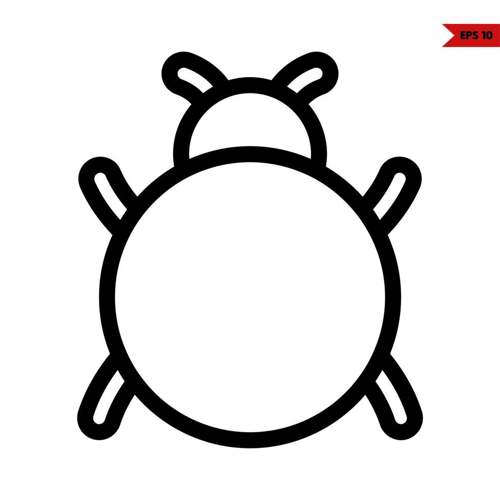 bee line icon vector