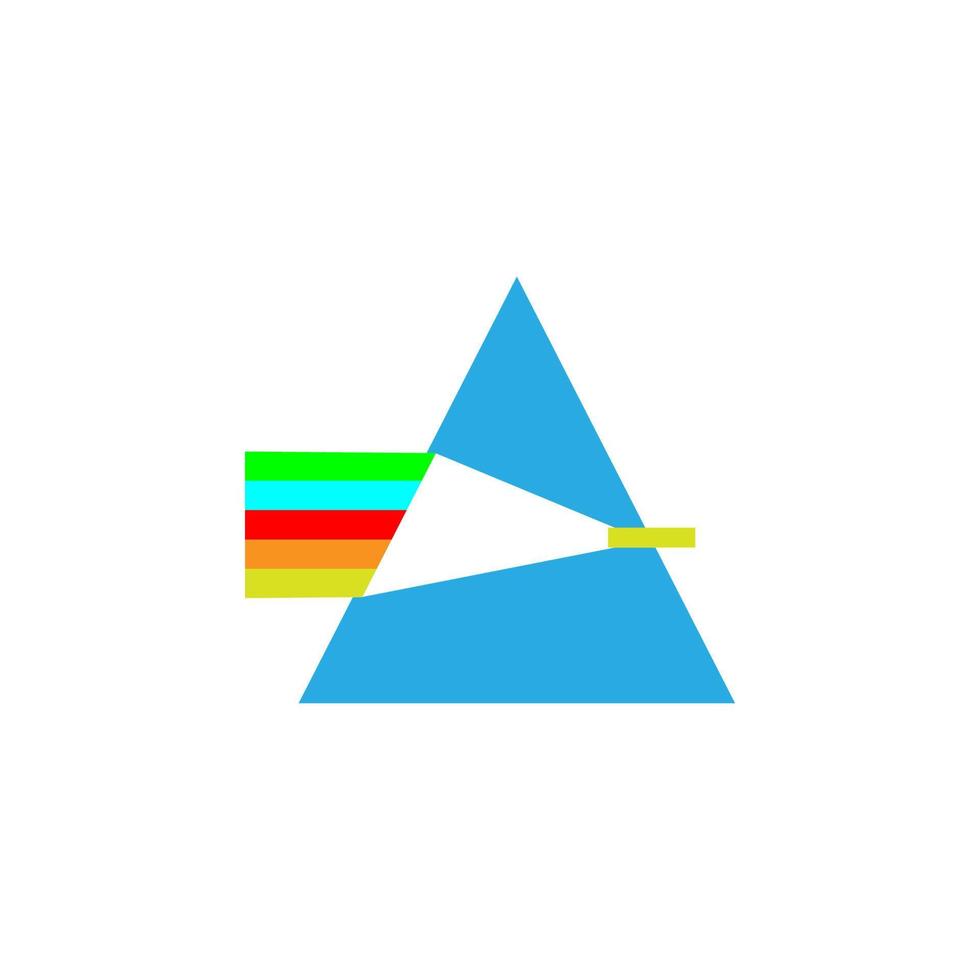 prism vector icon illustration