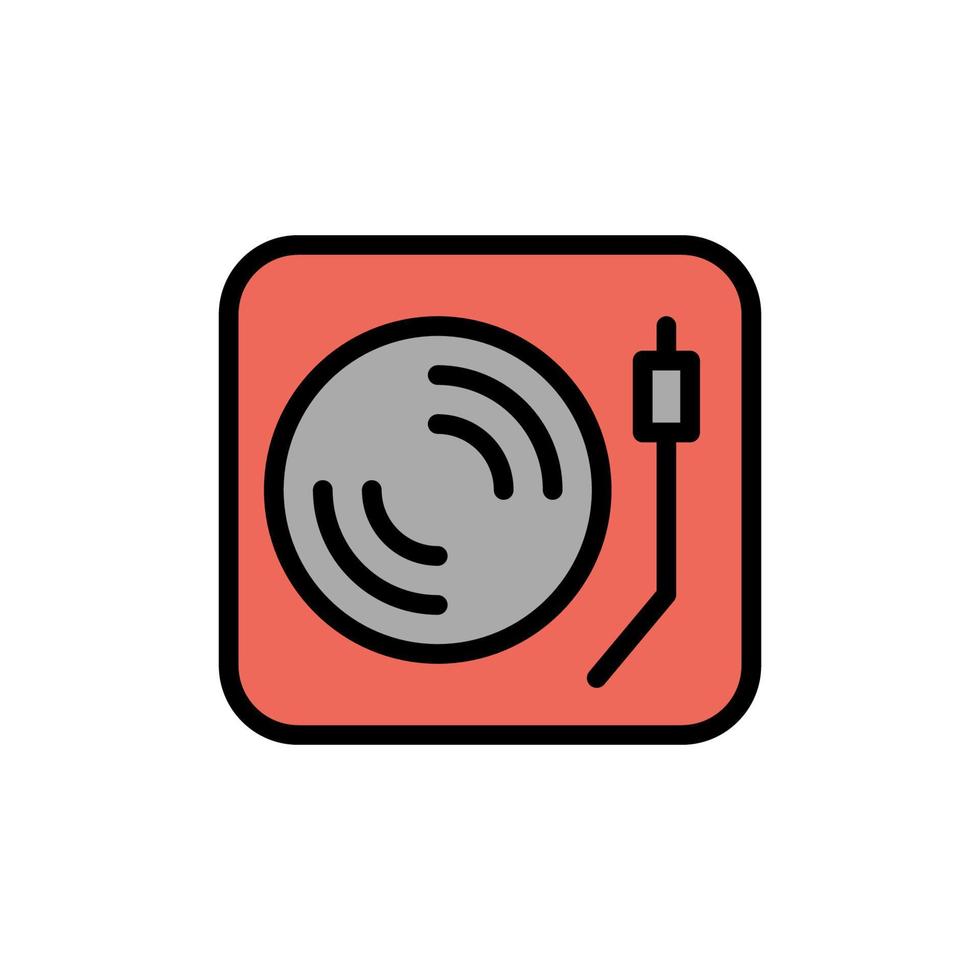 Record player vector icon illustration