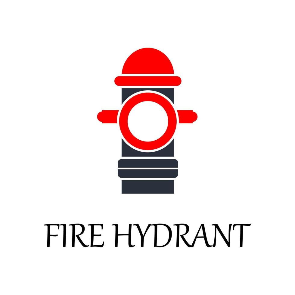 colored fire hydrant vector icon illustration