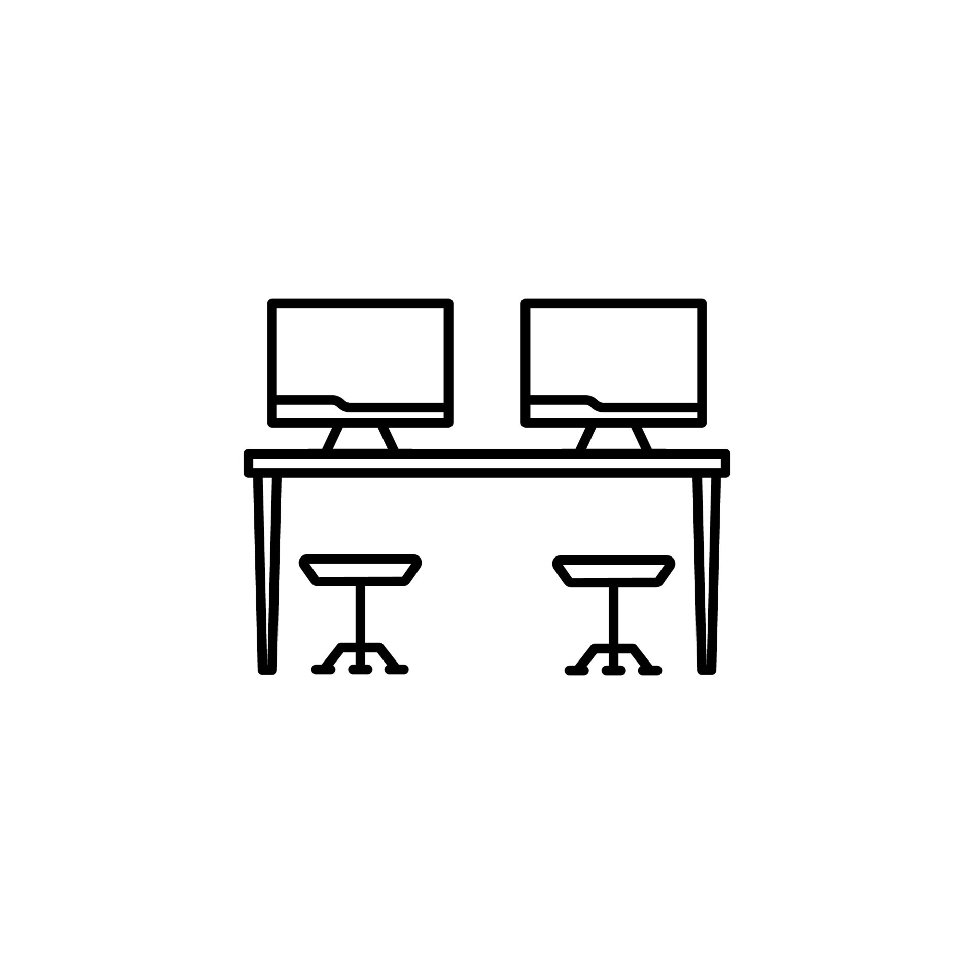 Workplace, work table vector icon illustration 23017296 Vector Art at Vecteezy