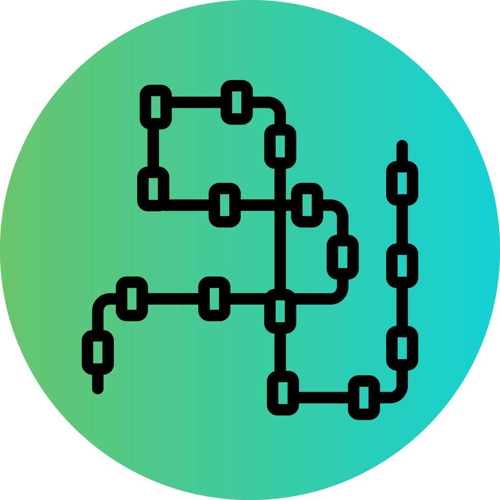 Chain Vector Icon Style