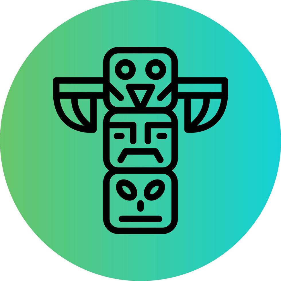 Totem Vector Icon Style