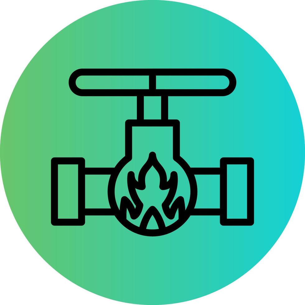 Gas Vector Icon Style