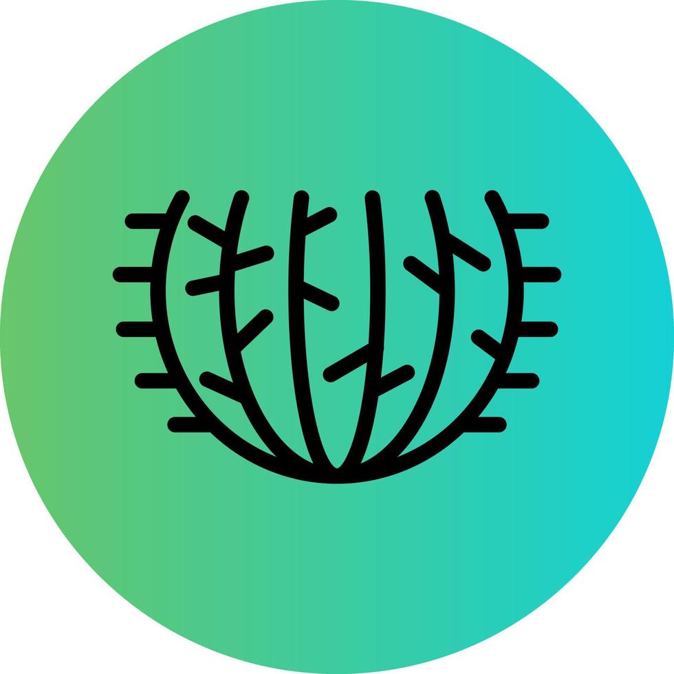 Tumbleweed Vector Icon Style