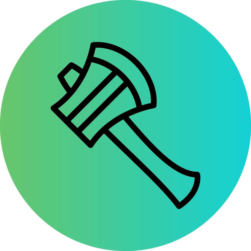 Old Axe Vector Icon Style