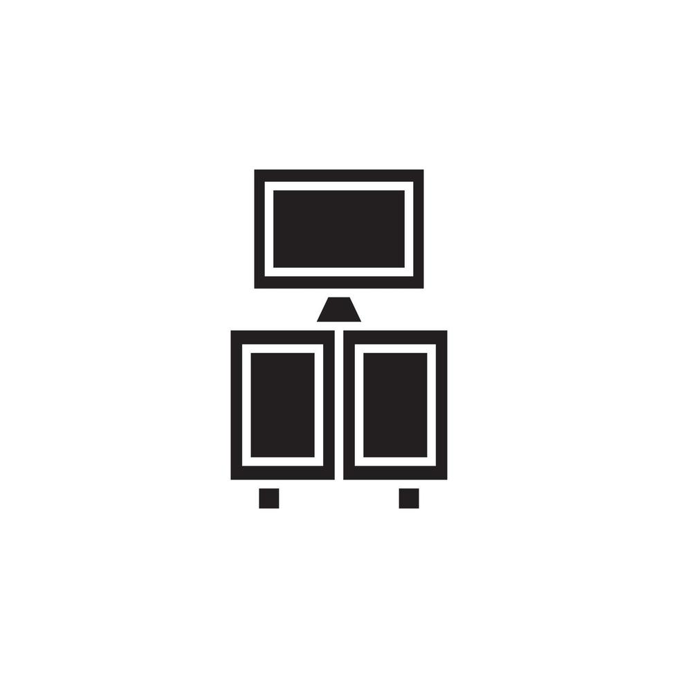 table icon vector for website, UI Essential, symbol, presentation