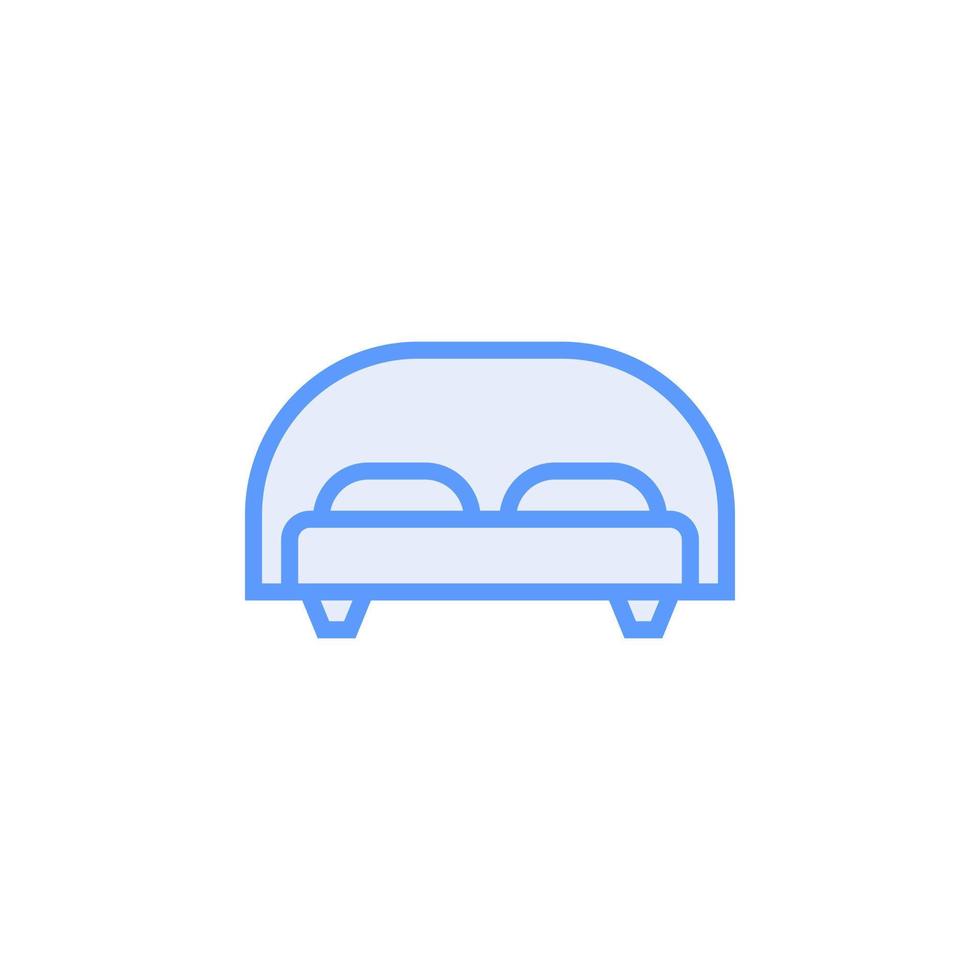 cama icono vector para sitio web, ui básico, símbolo, presentación