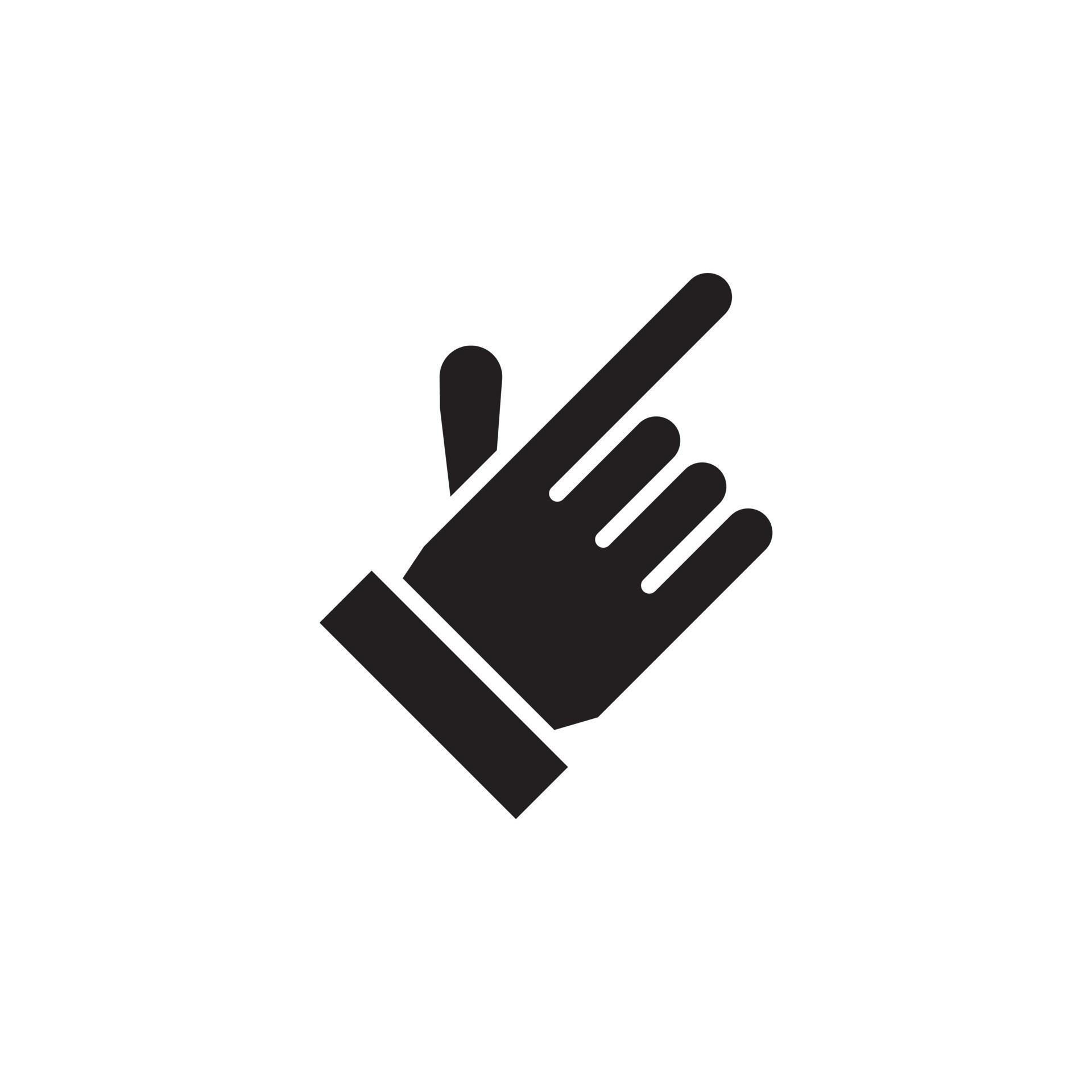 hand icon vector for website, UI Essential, symbol, presentation ...