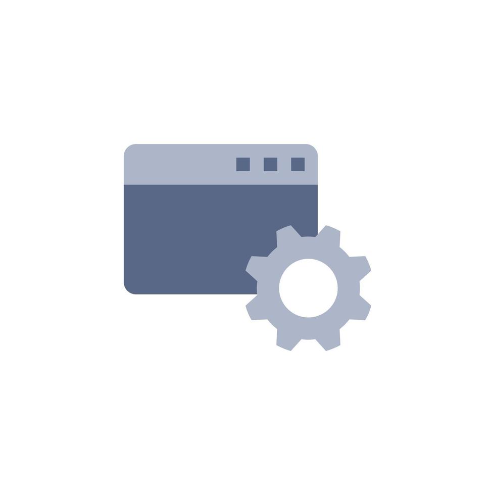 data setting gear vector for Icon Website, UI Essential, Symbol, Presentation