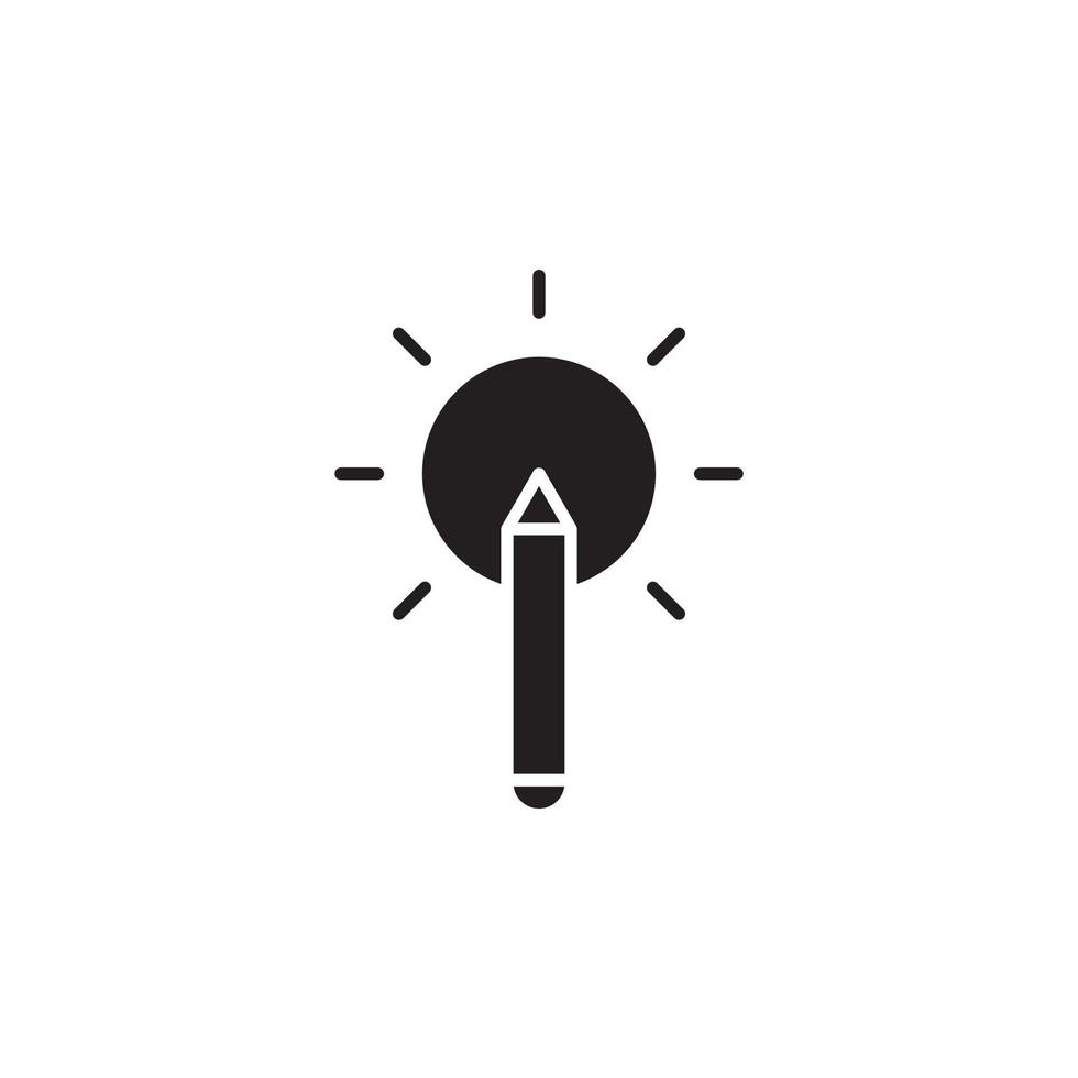 pencil icon vector for website, UI Essential, symbol, presentation