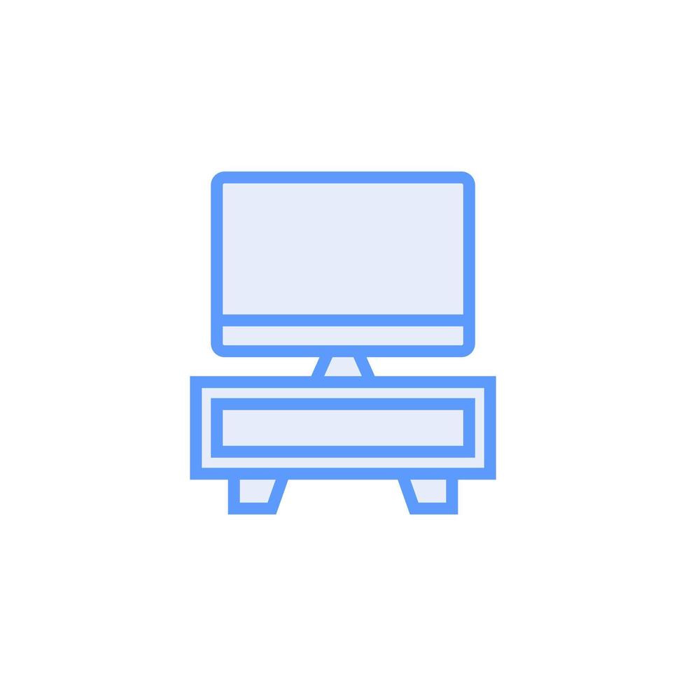 mesa icono vector para sitio web, ui básico, símbolo, presentación