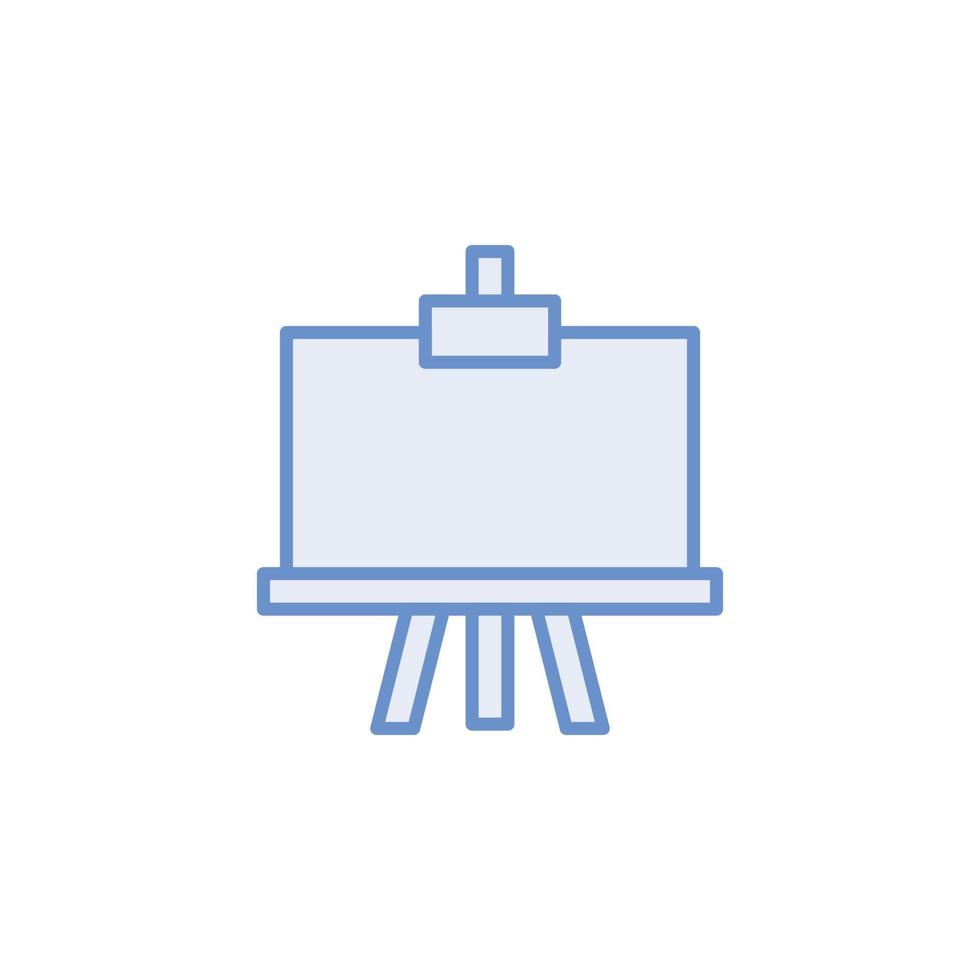 whiteboard icon vector for website, UI Essential, symbol, presentation