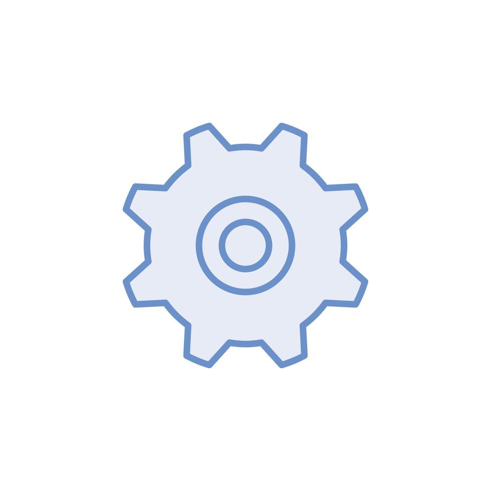 gear icon  vector for website, UI Essential, symbol, presentation