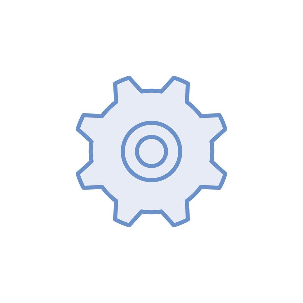 gear icon  vector for website, UI Essential, symbol, presentation