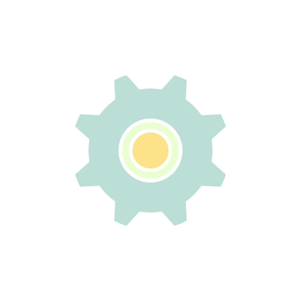 gear icon  vector for website, UI Essential, symbol, presentation