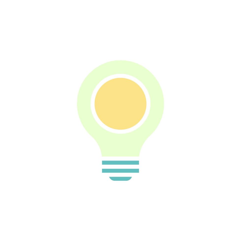 lamp icon vector for website, UI Essential, symbol, presentation