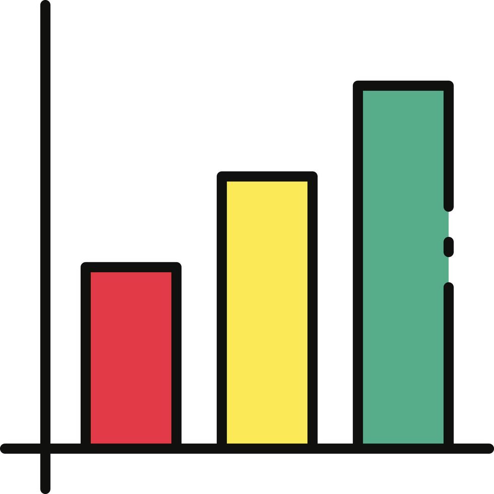 gráfico de estadísticas ilustración vector