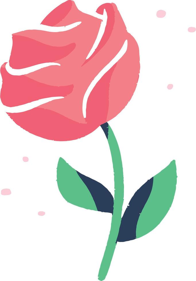 Rosa ilustración vector