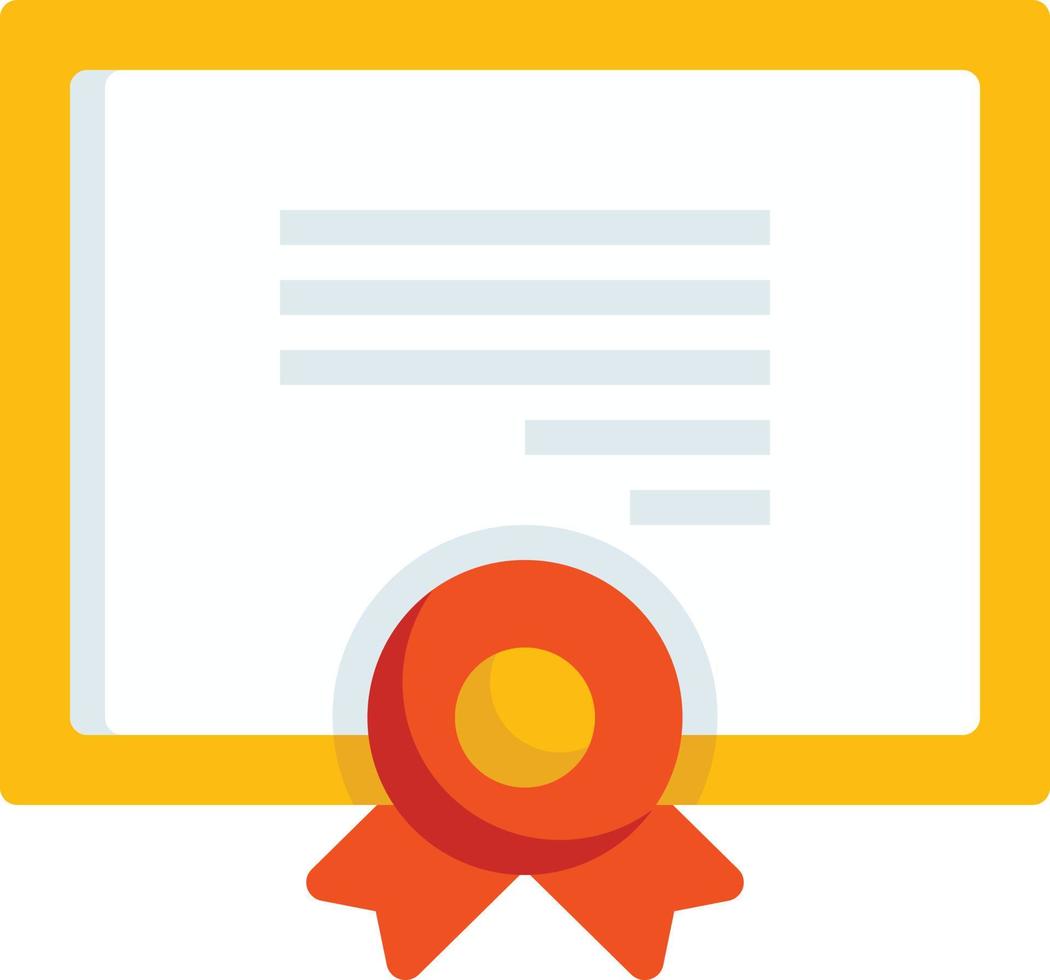 certificate quality award education medal vector