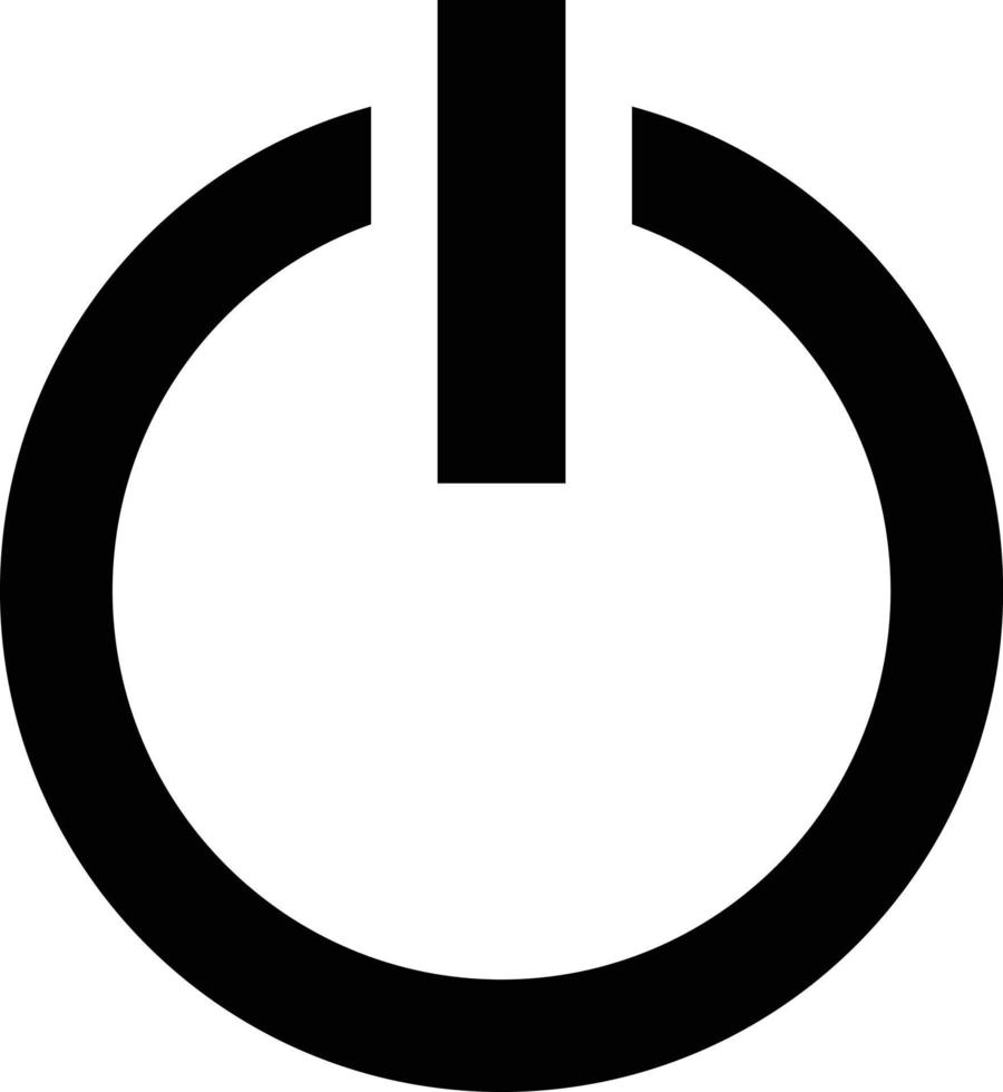 power button Illustration Vector