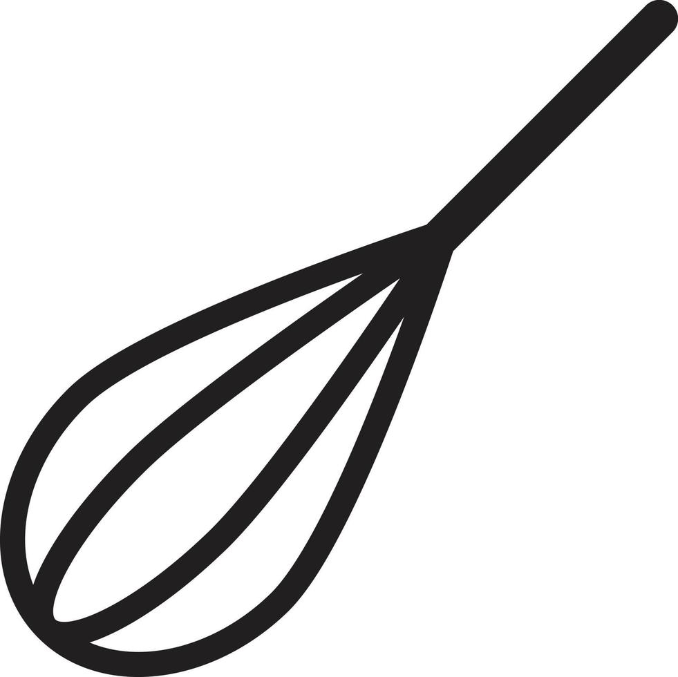 whisk cooking utensil dishware vector