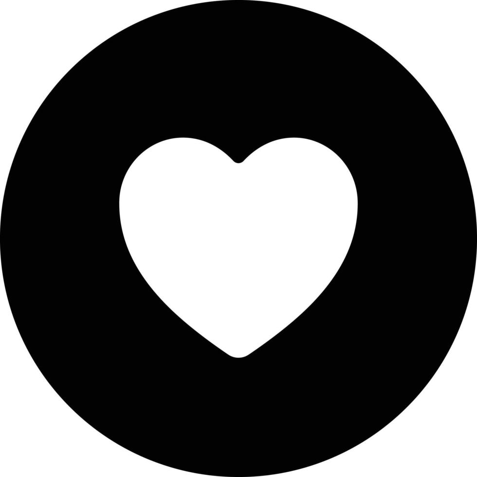 heart circle Illustration Vector