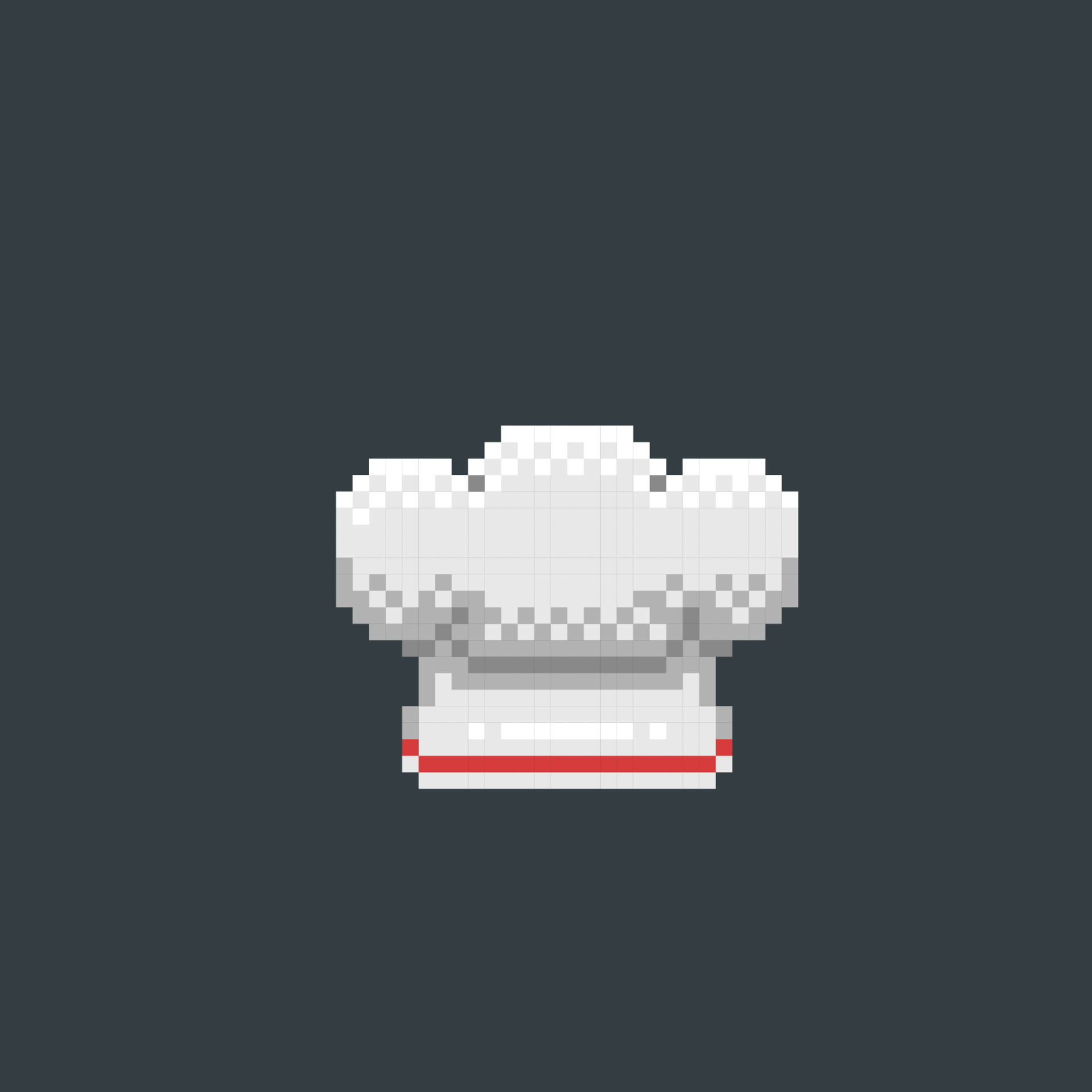 chef hat in pixel art style 23018475 Vector Art at Vecteezy