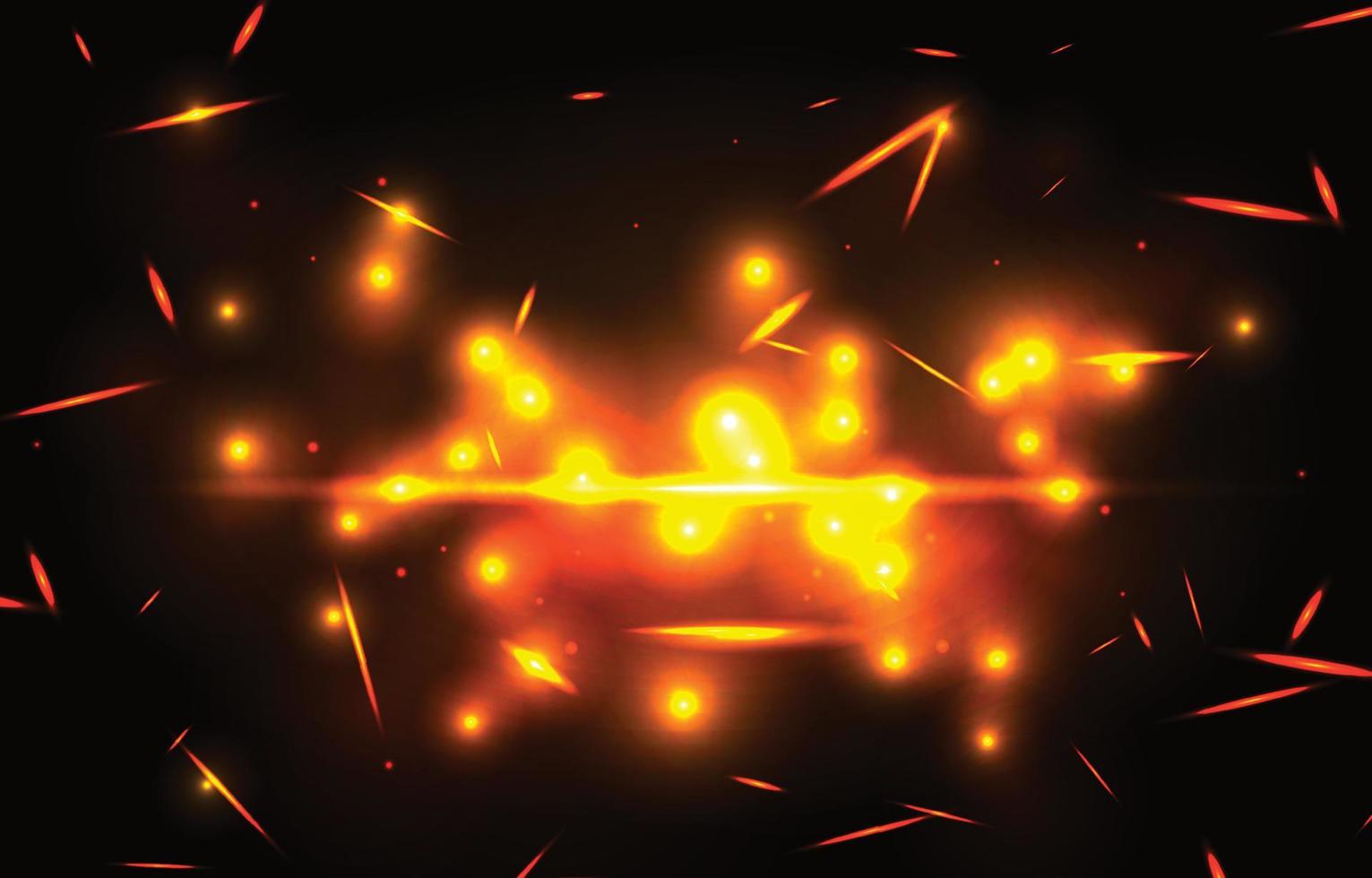 Fire Flare Effect Background vector