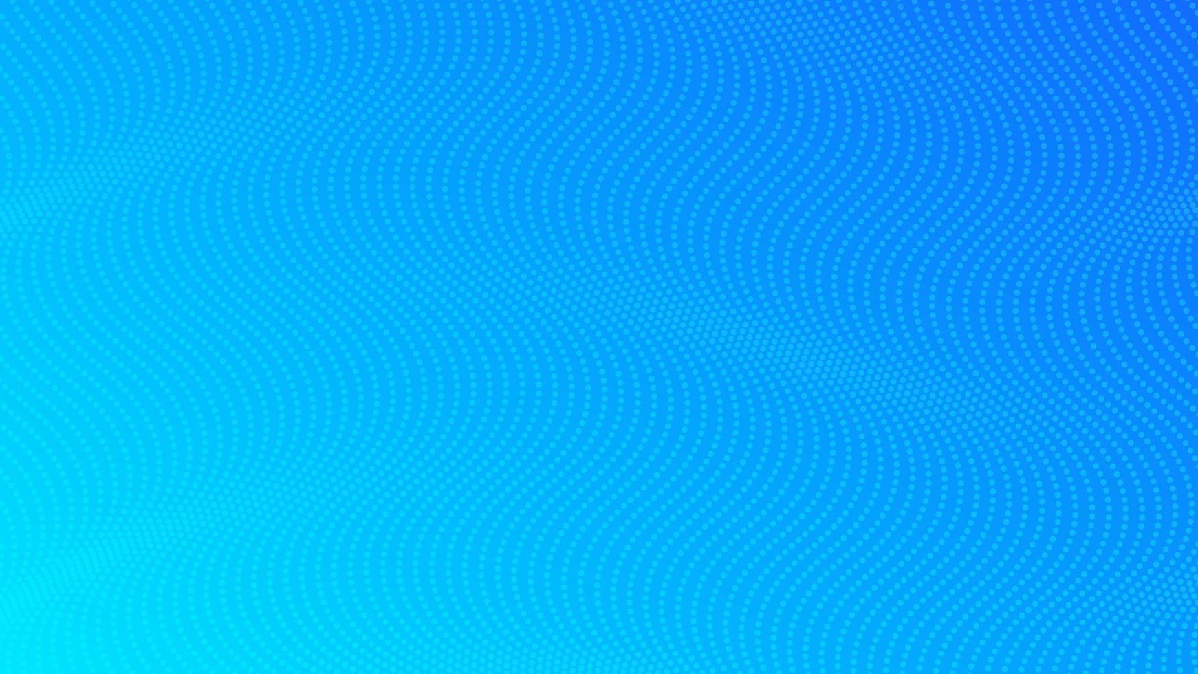 Halftone gradient background with dots. Abstract blue dotted pop art pattern in comic style. Vector illustration