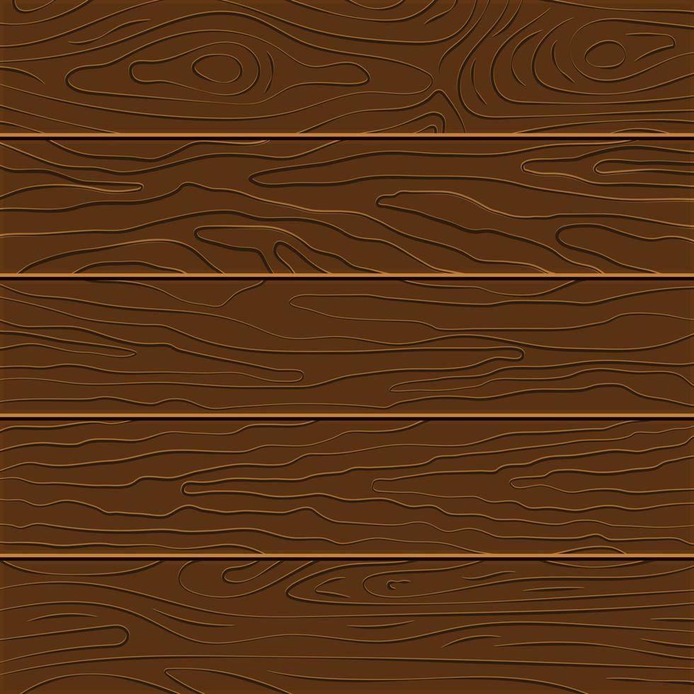 fondo de textura de madera. cinco tablas de madera de diseño plano. ilustración vectorial vector