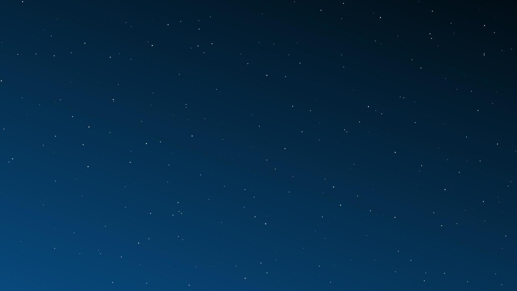 Night sky with many stars. Abstract nature background with stardust in deep universe. Vector illustration.